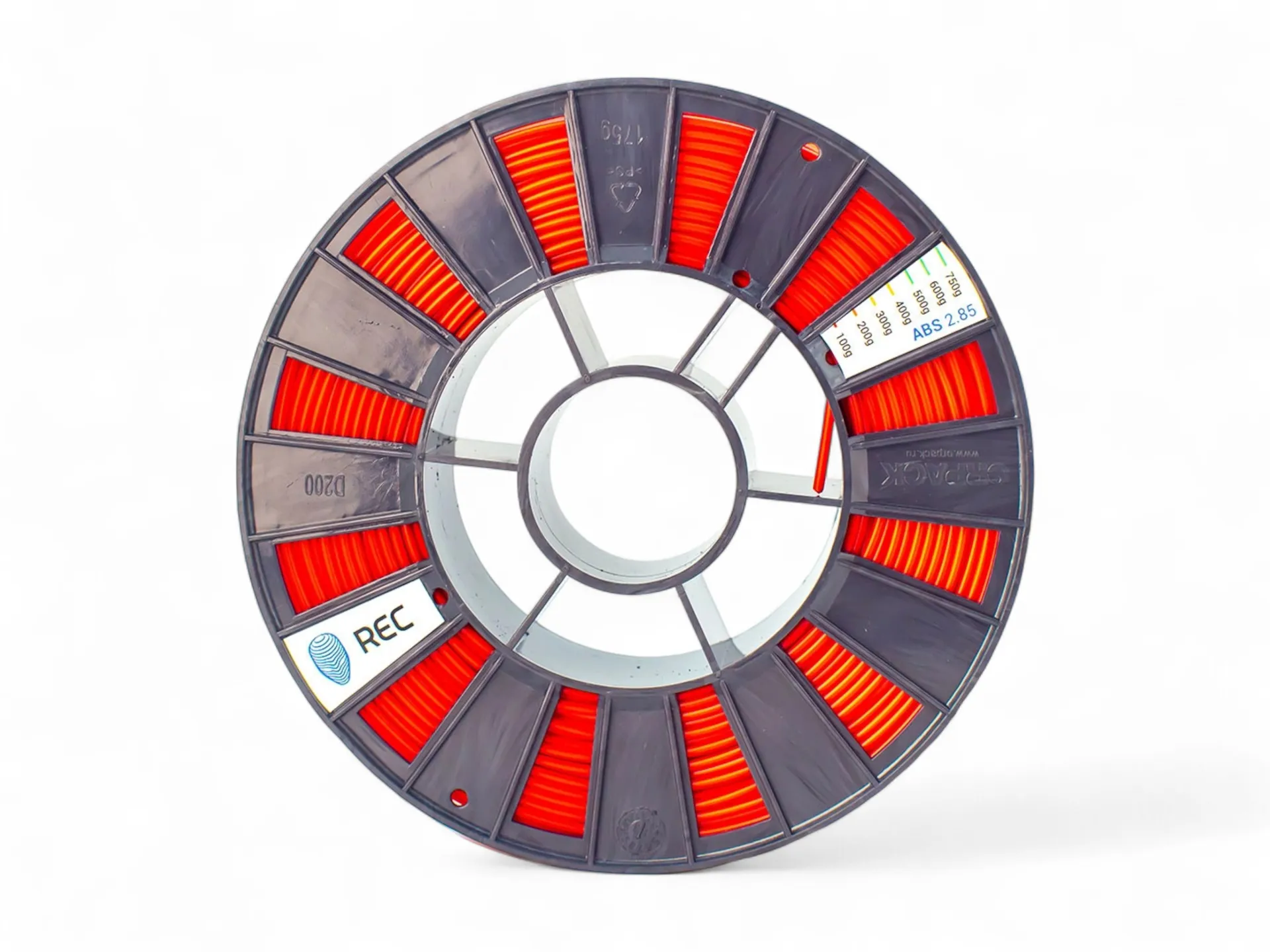 ABS plastic REC 2.85 mm red