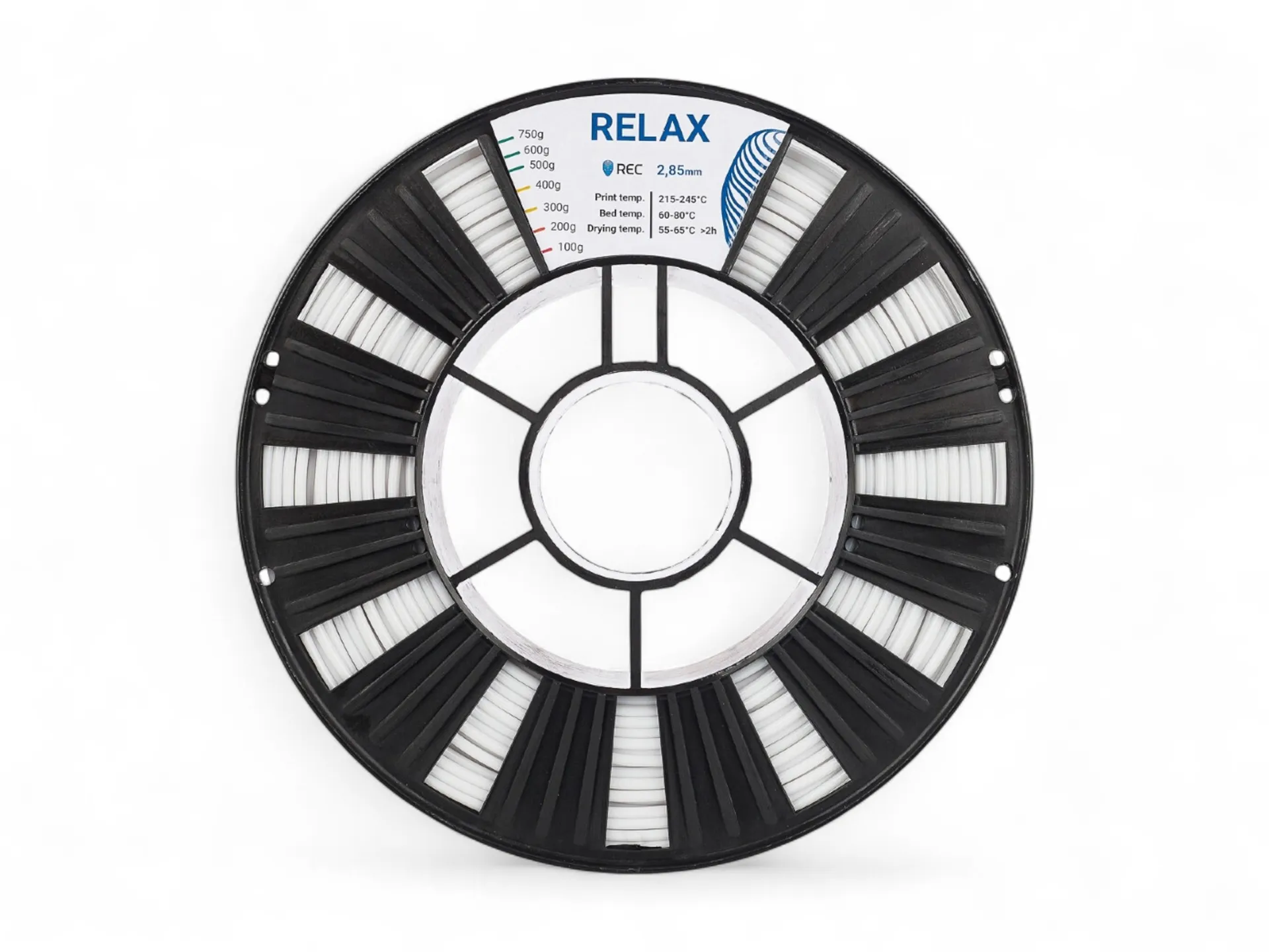 RELAX plastic REC 2.85 mm white
