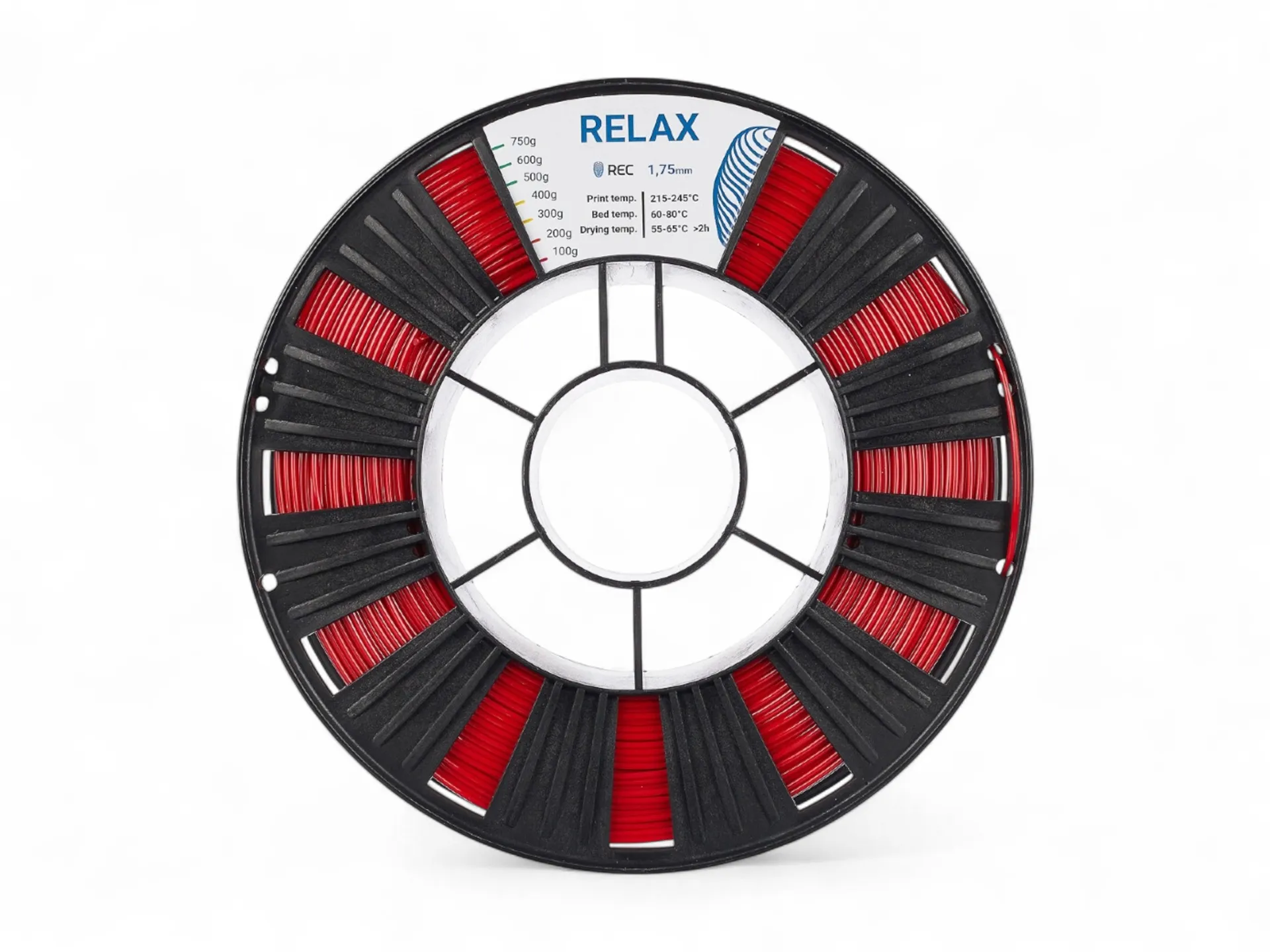 RELAX plastic REC 1.75 mm red