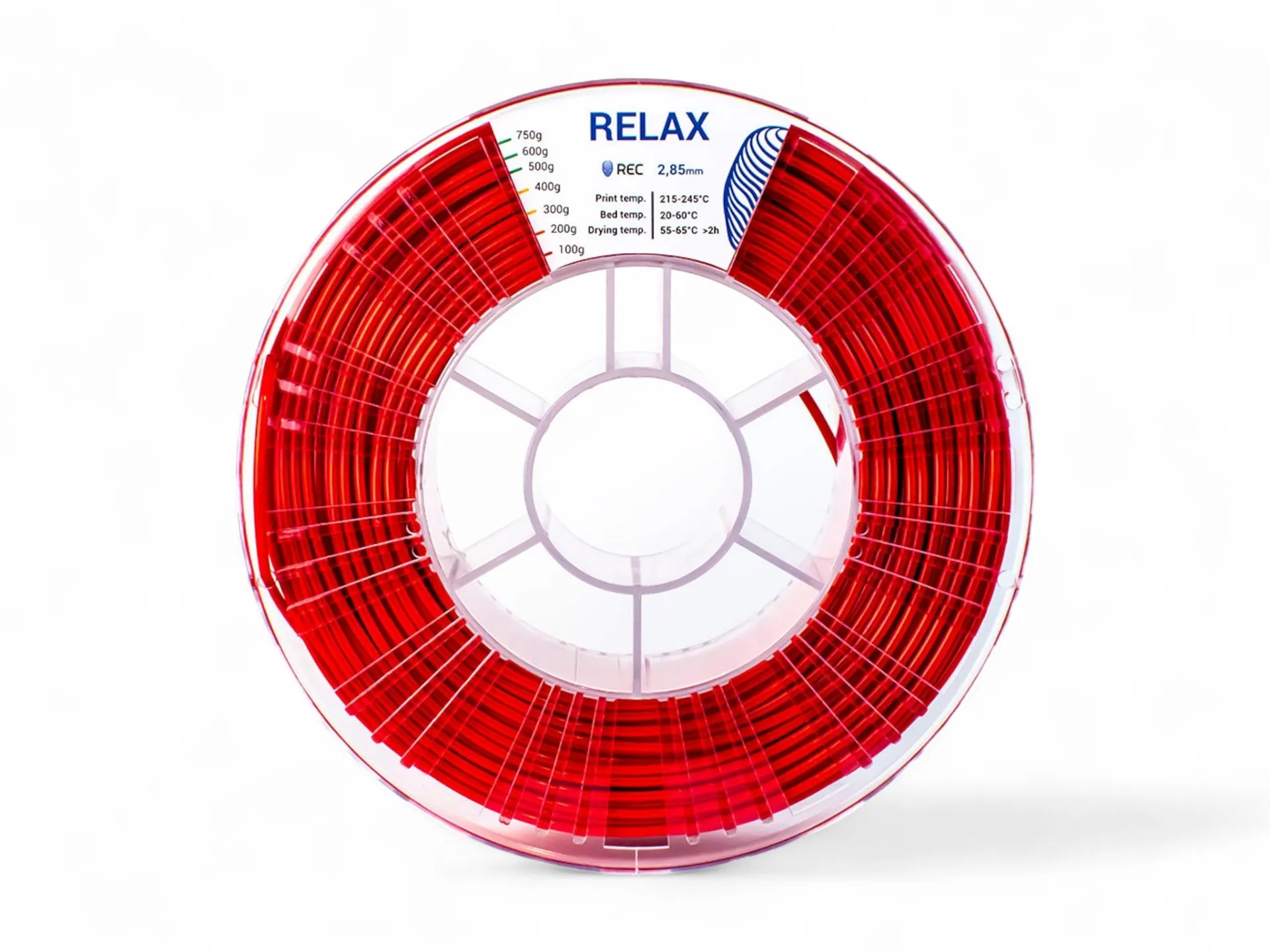 RELAX plastic REC 2.85 mm red