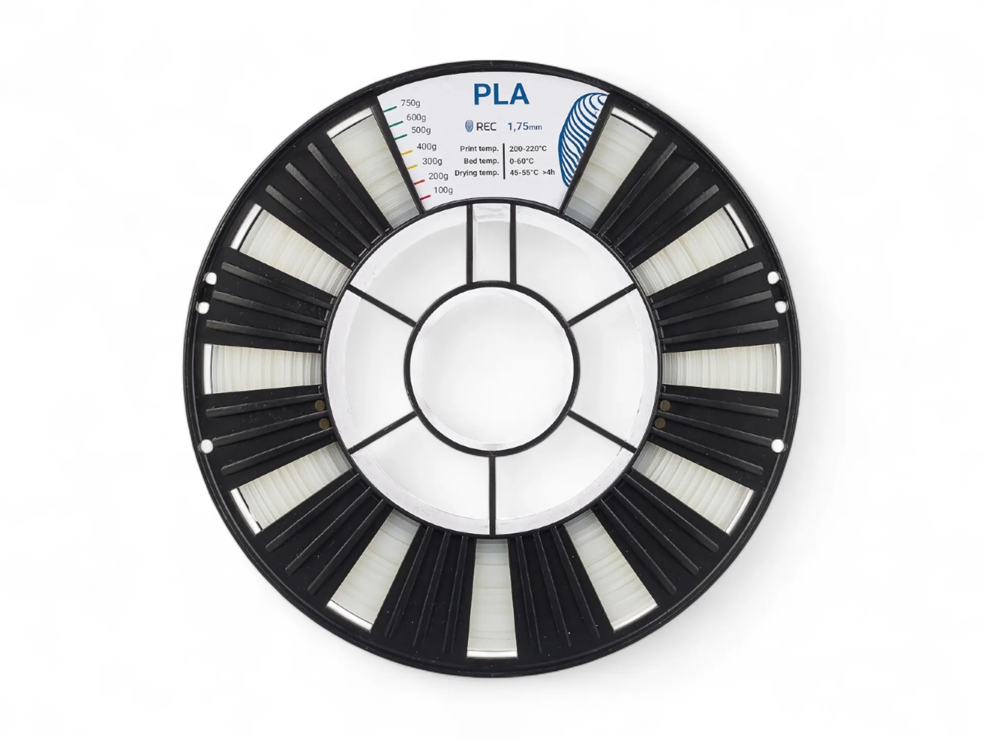 PLA plastic REC 1.75 mm natural