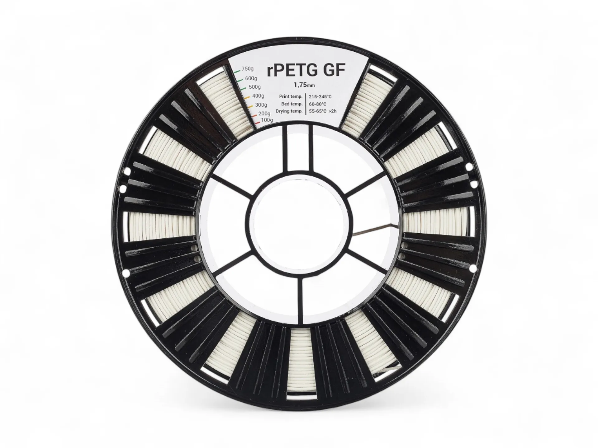 rPETG GF plastic 1.75mm white