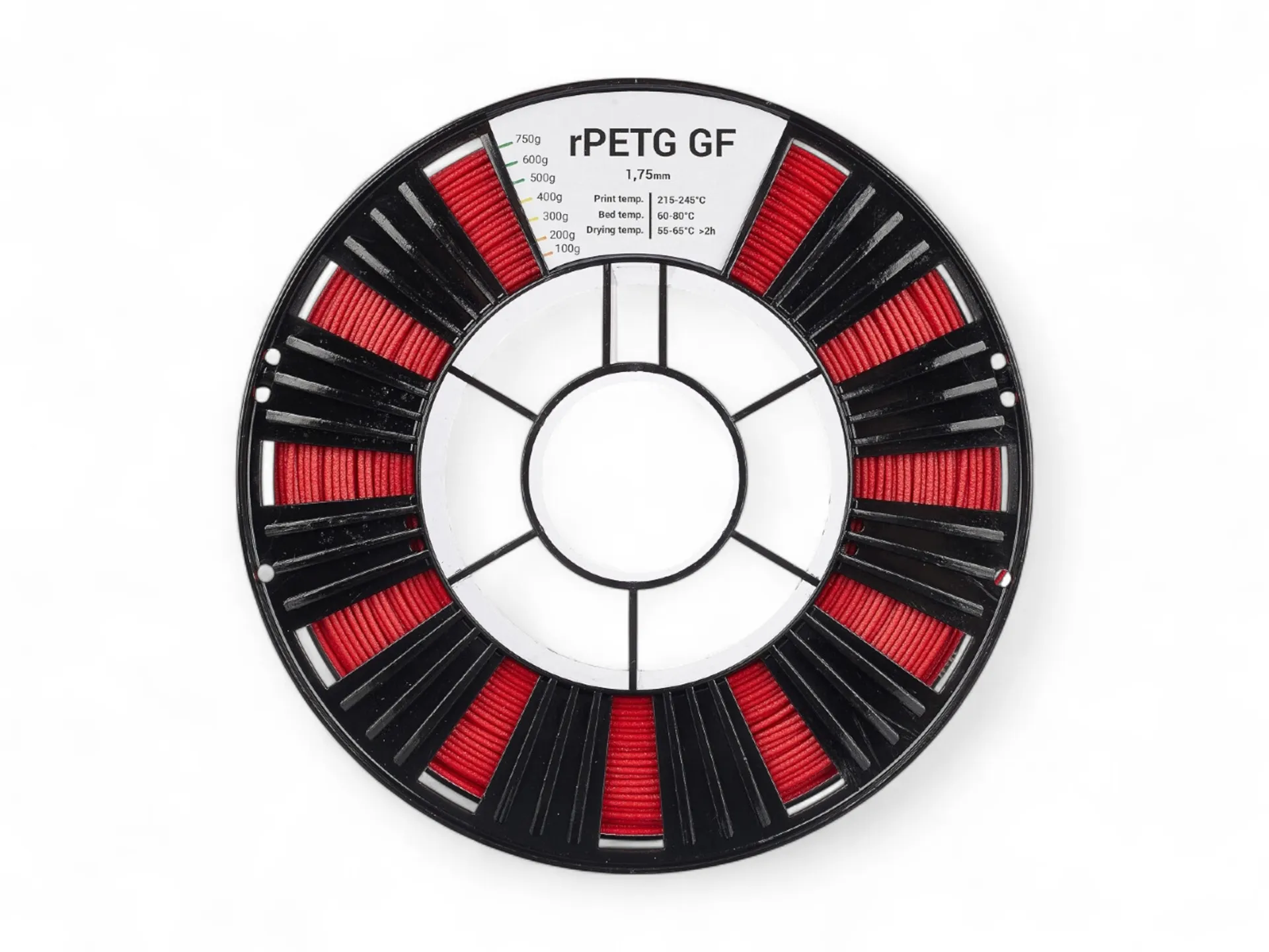 rPETG GF Plastic 1.75mm red