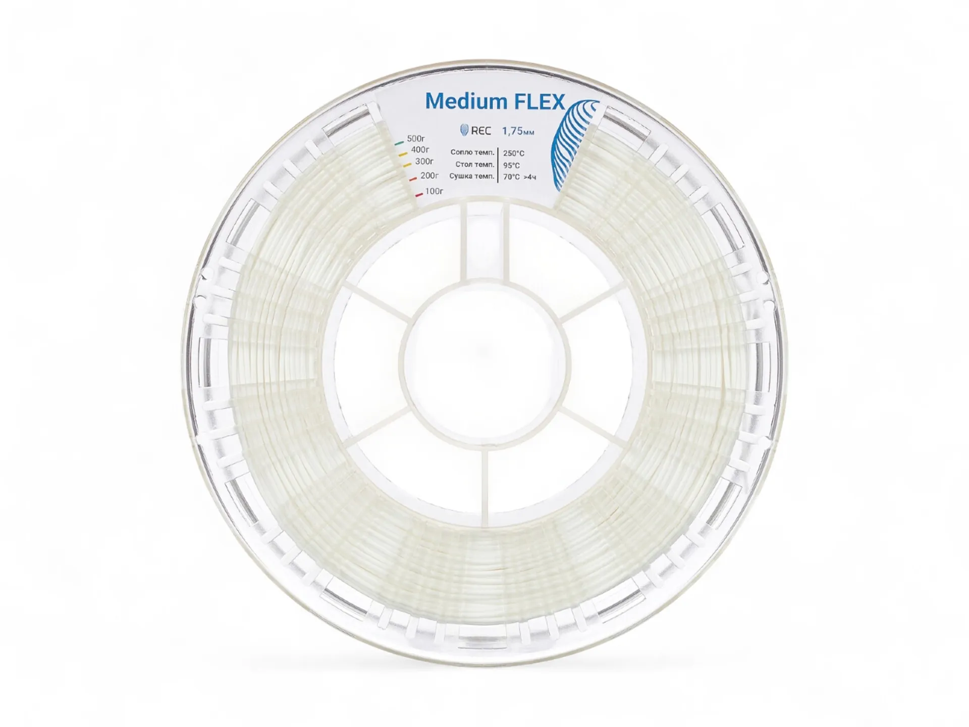 Medium Flex пластик REC 1.75мм белый