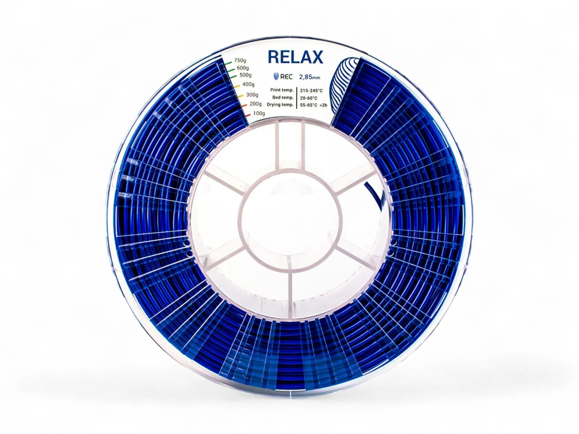 RELAX plastic REC 2.85 mm blue