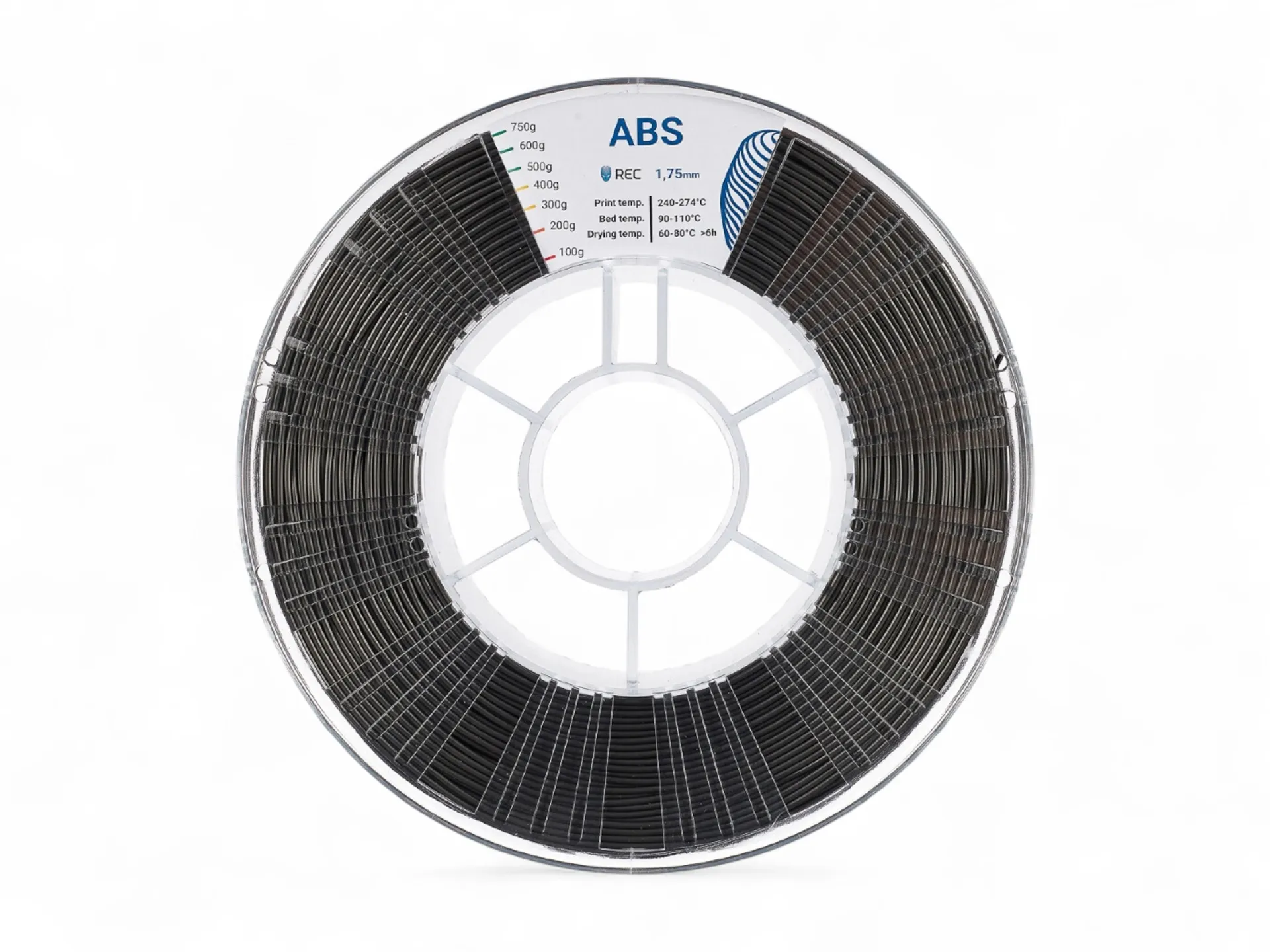 ABS plastic REC 1.75 mm wet asphalt