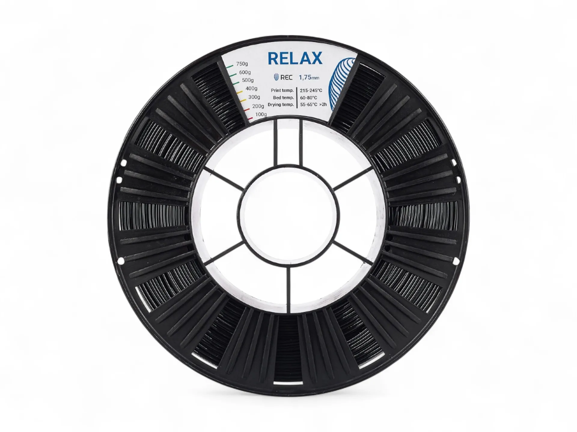 RELAX plastic REC 1.75 mm black