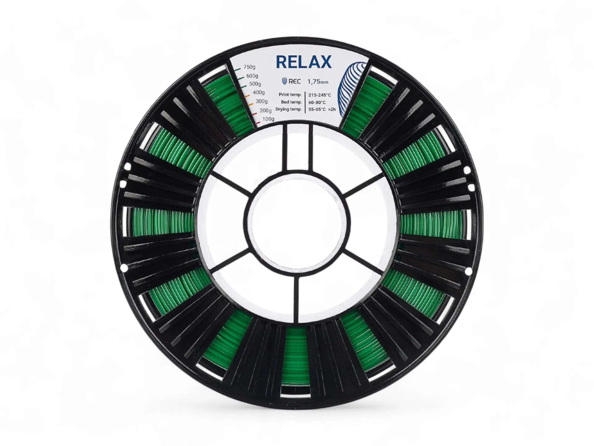 RELAX plastic REC 1.75 mm green